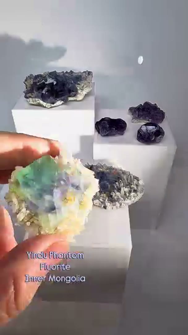 Yindu Phantom Fluorite Inner Mongolia