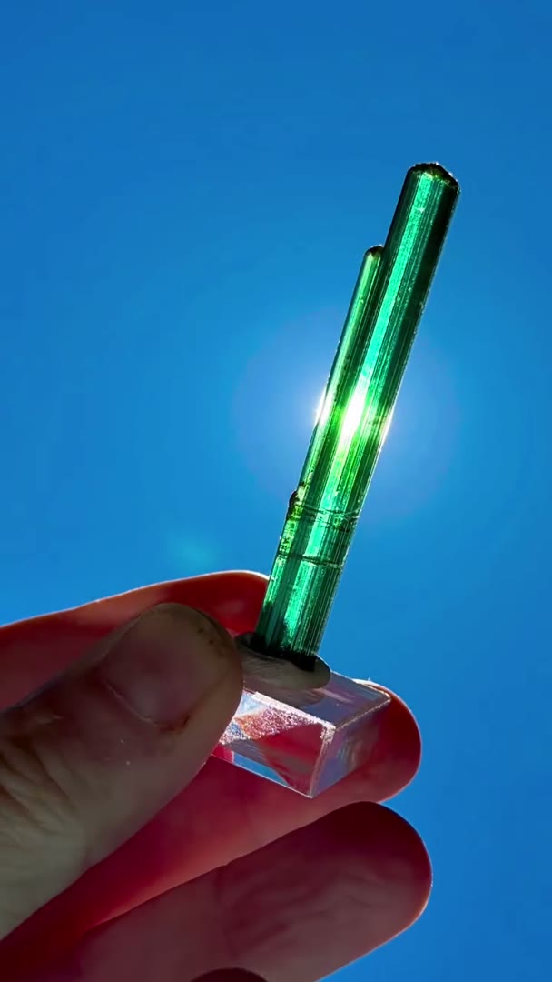Santa Rosa tourmalines, particularly those from the Santa Rosa mine in…
