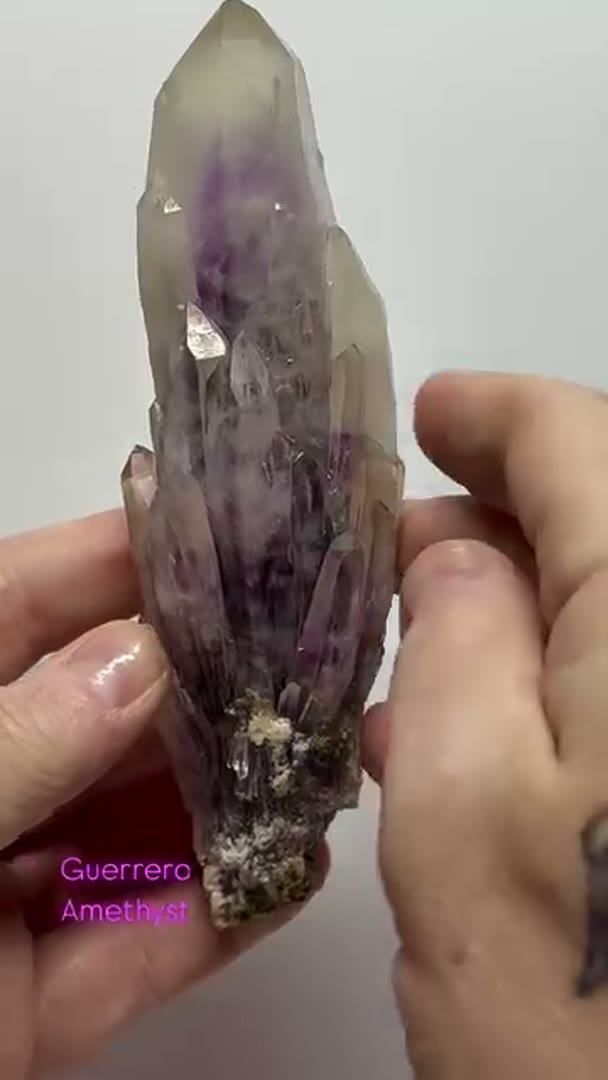 Large Guerrero amethyst, known for its fine quality and deep reddish-purple…