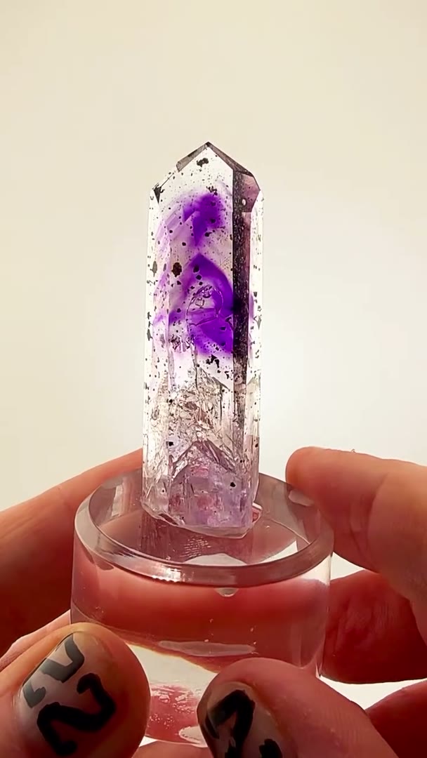 PURPLE FIRE FROM THE STREEP MINE