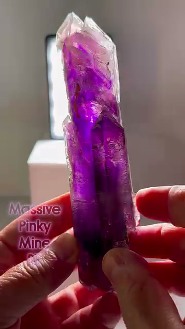 Large, super unique and epic DT Pinky Mine, Namibia  250+ grams  (available)