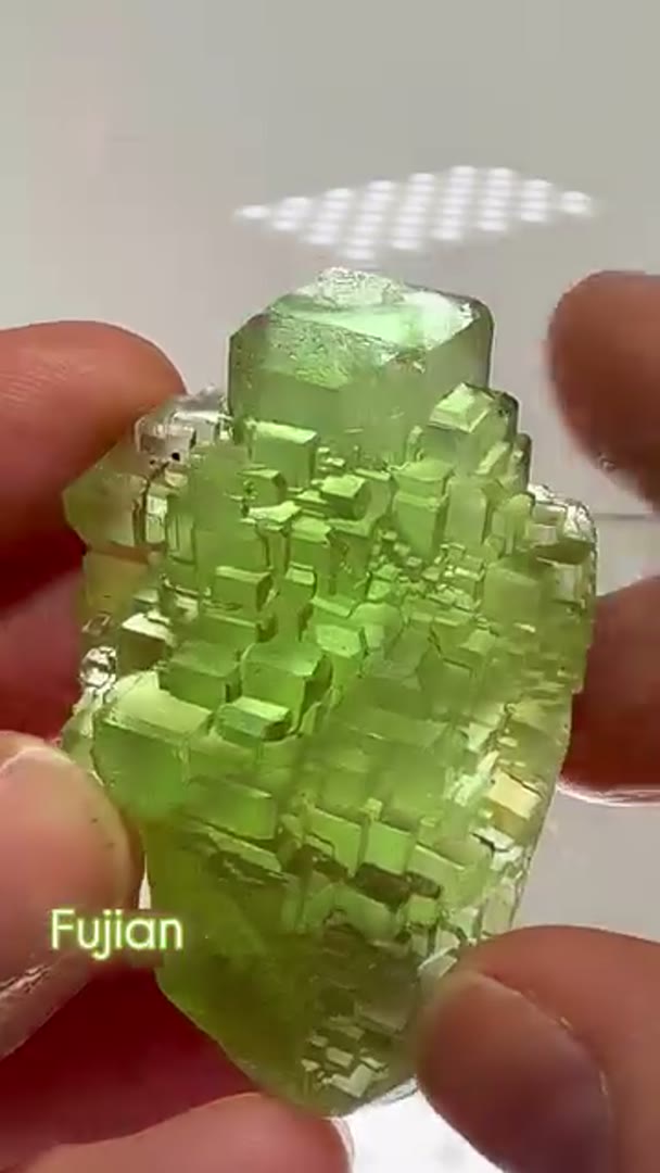 Fujian Green Stepped Fluorite  (SOLD)