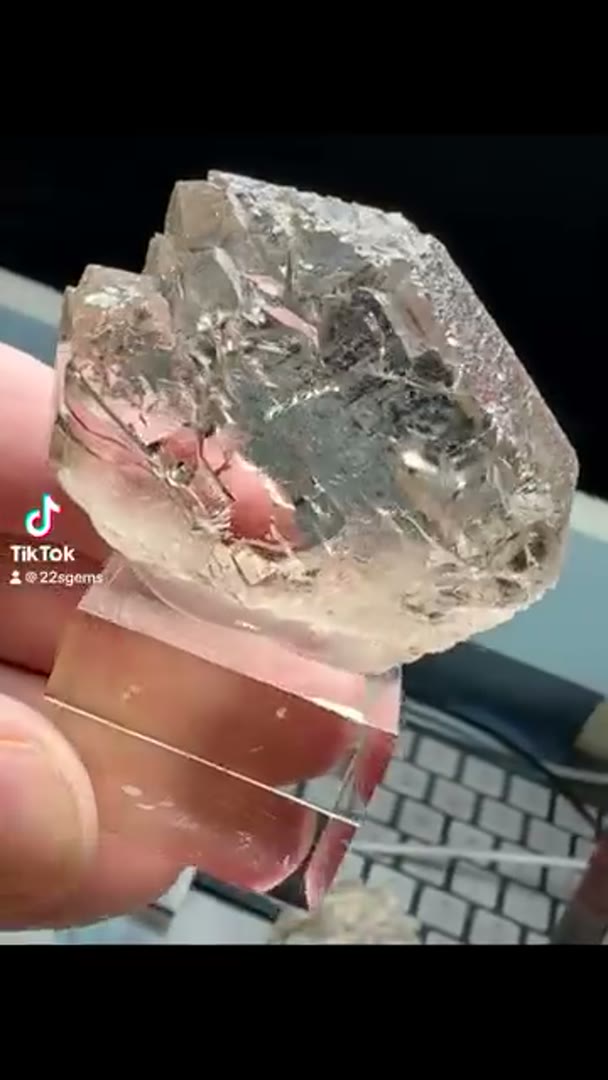 Quartz Smokey Gwindel feom Mont Blanc, Chamonix, France