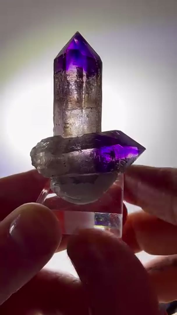 Brandberg DOUBLÈ Smoky Amethyst Quartz