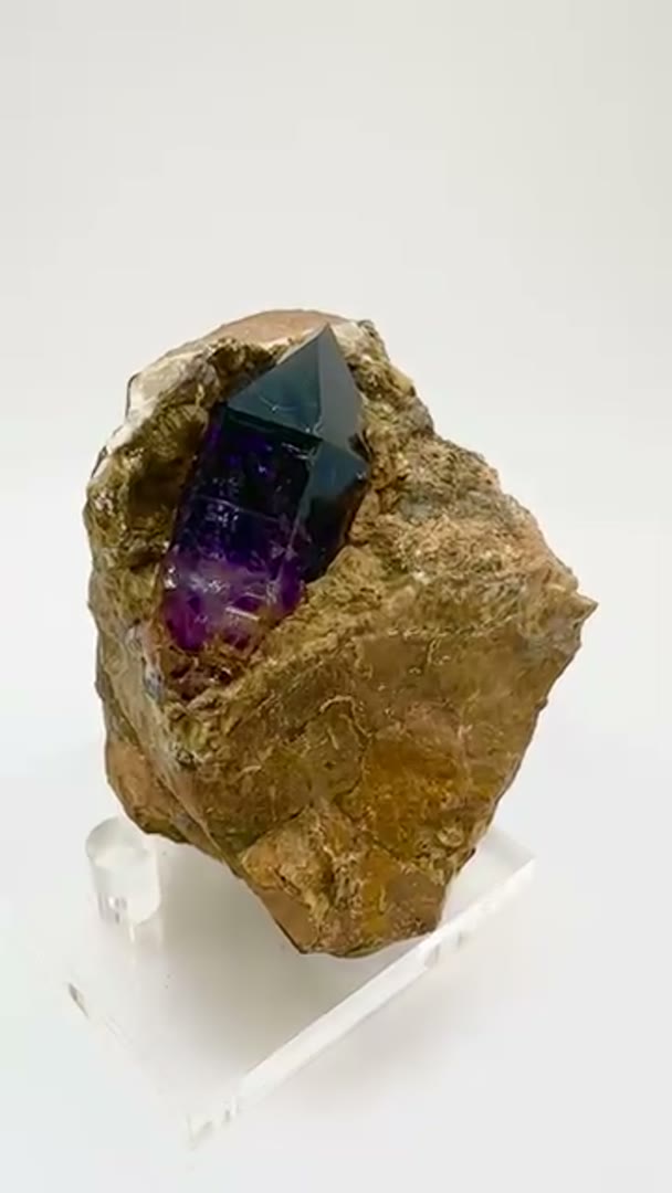Amethyst From Tafelkop, Goboboseb Mountains, Brandberg Mountain, Erongo, Namibia
