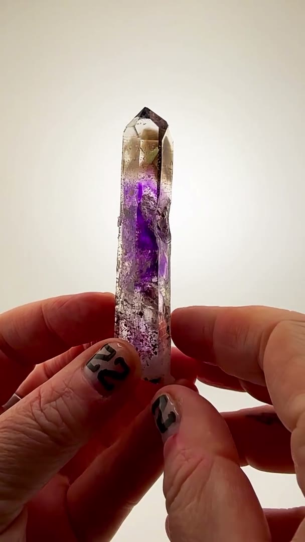 A skyscraper of smoky violet perfection