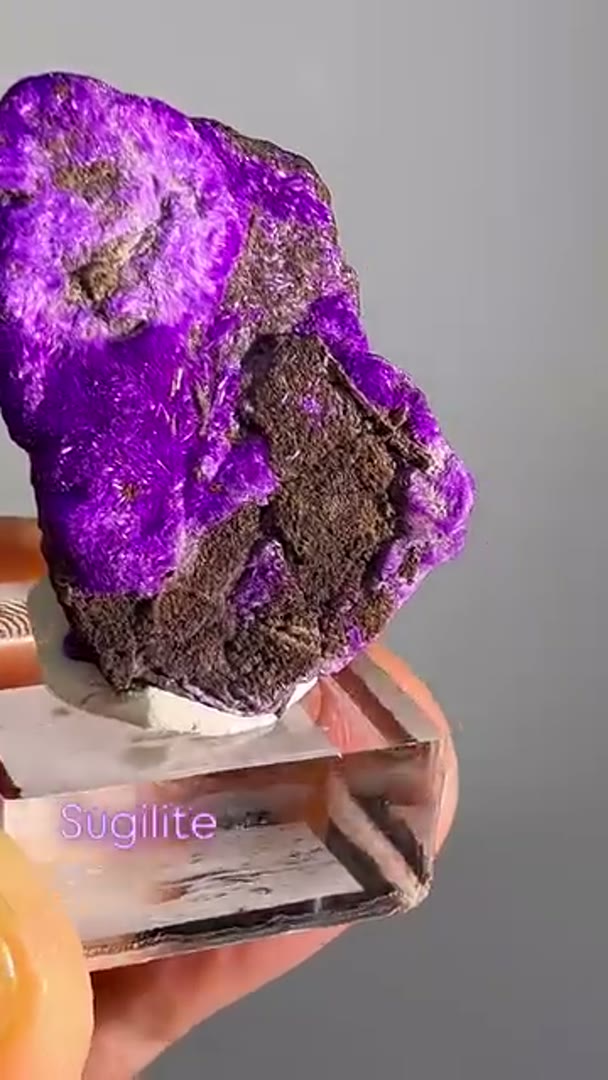 A few beautiful Sugilite specimens