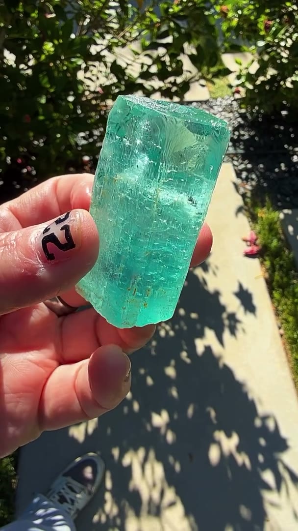 Blue fire from Medina on a perfect day