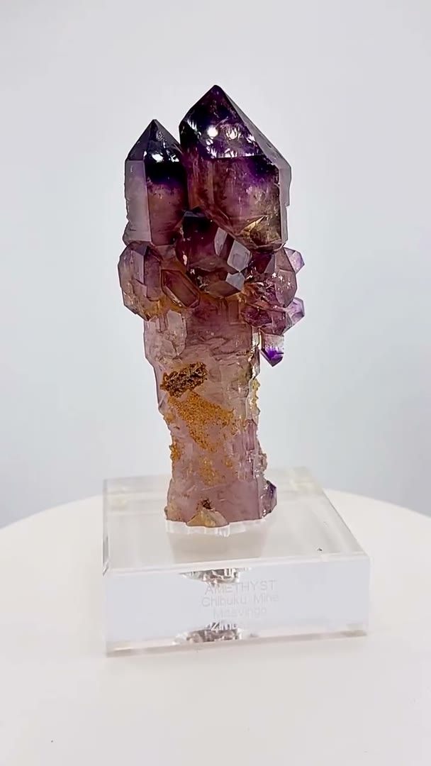 Slowly taking in every detail… and somehow this Chibuku smoky amethyst…