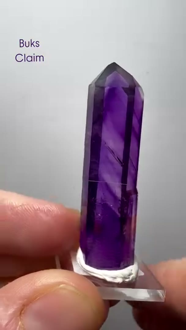 Flawless Gem BUKS CLAIM Amethyst