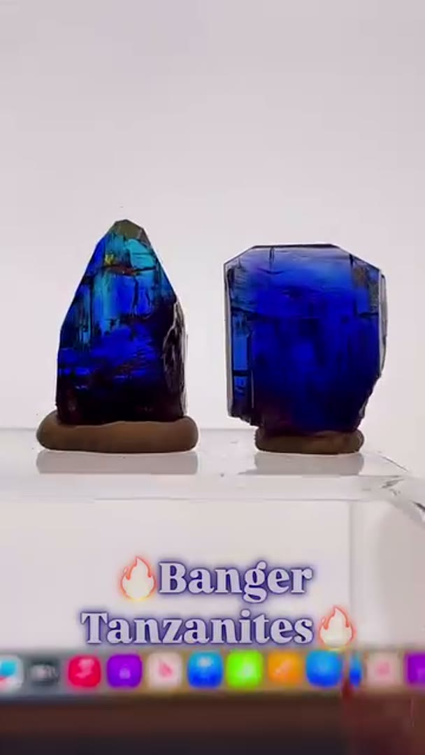 Some Banger Big TANZANITES (available) … Check the Pleo on these Rippers……