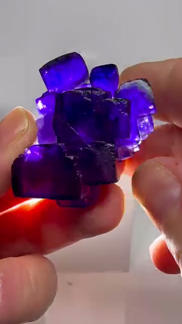 Xinjiang Aksu fluorite , often showcased on a matrix, is known for its high…
