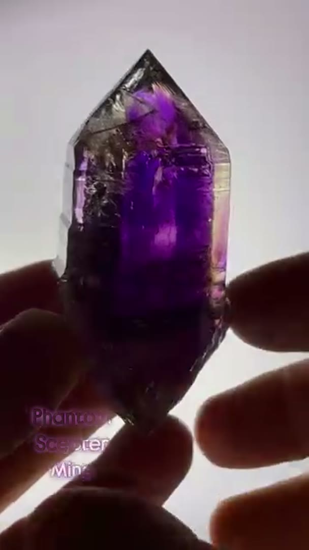 Phantom Scepter Mine Amethyst from Namibia