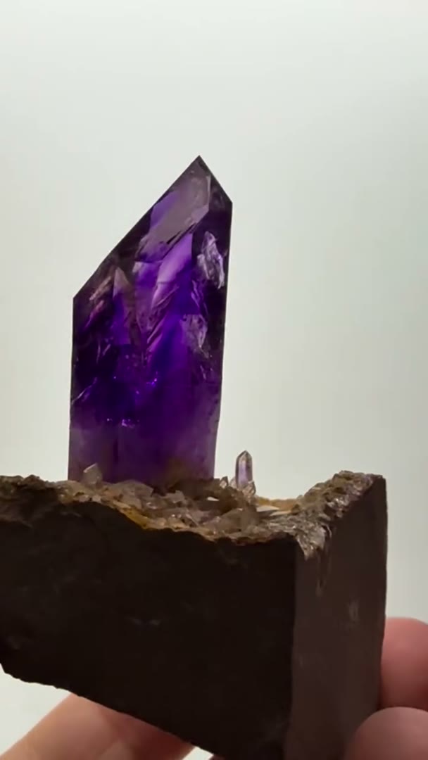 Absolute BUKS CLAIM Amethyst on matrix  (available)