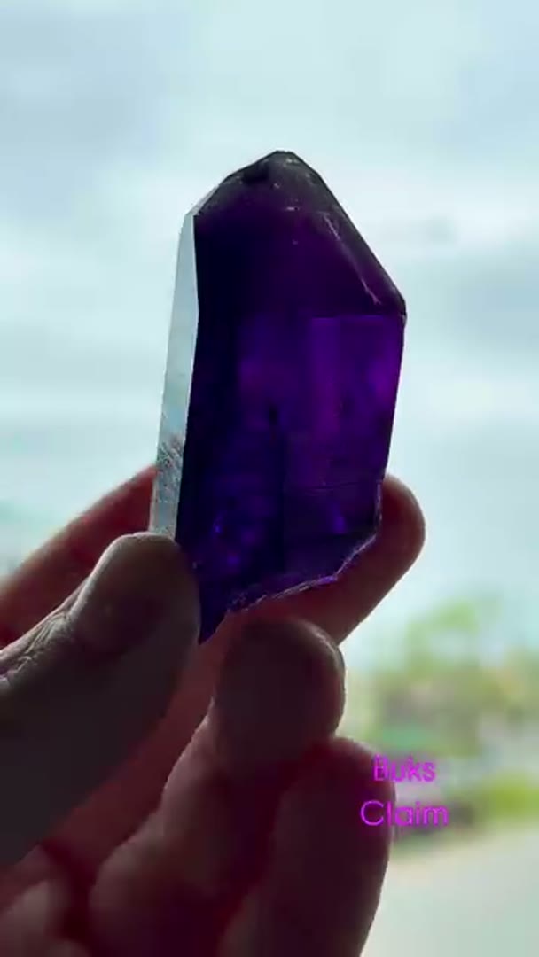 That color WOAH … Buks Claim Amethyst Namibia