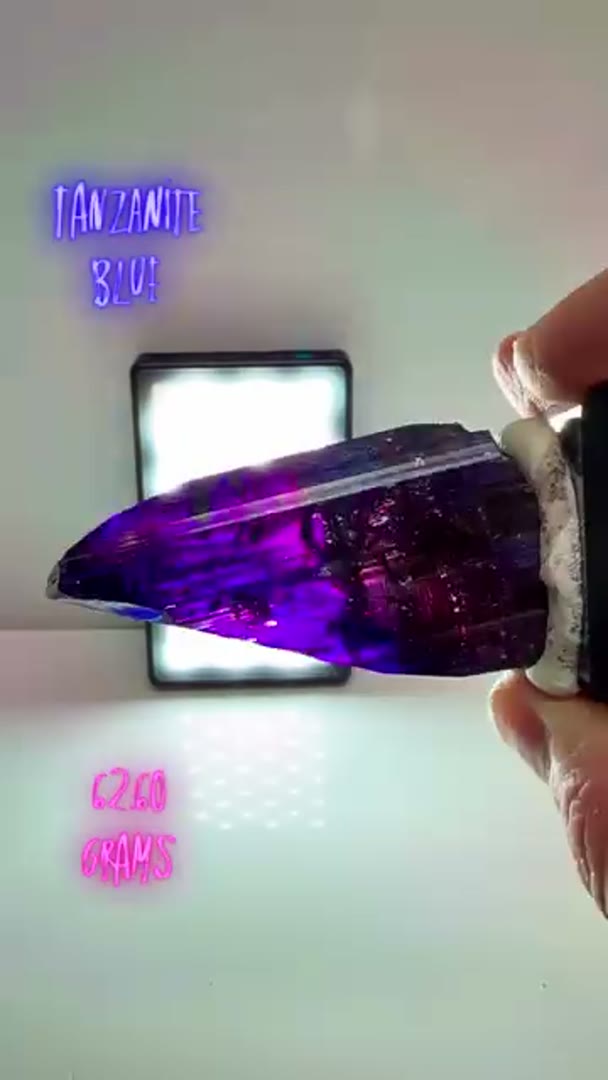 “Large & In Charge Tanzanite Blue Banger 62.6 grams (available)