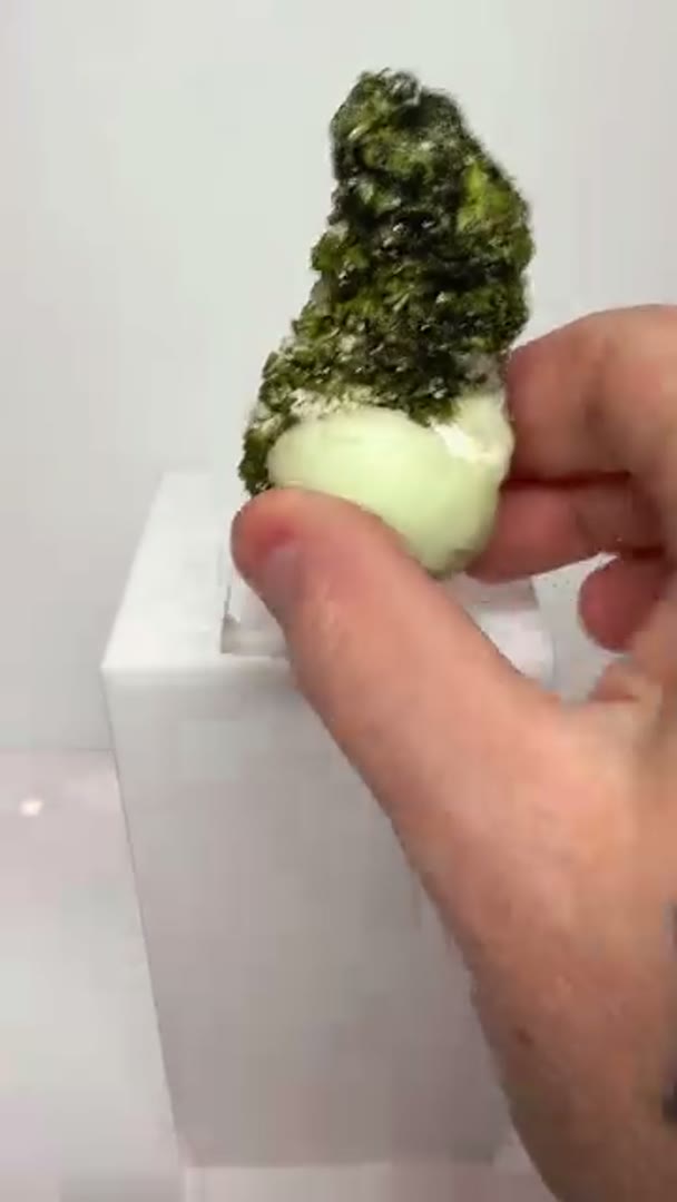 Look at this specimen Epidote/Prehnite Locality: Midelt Province, Morocco