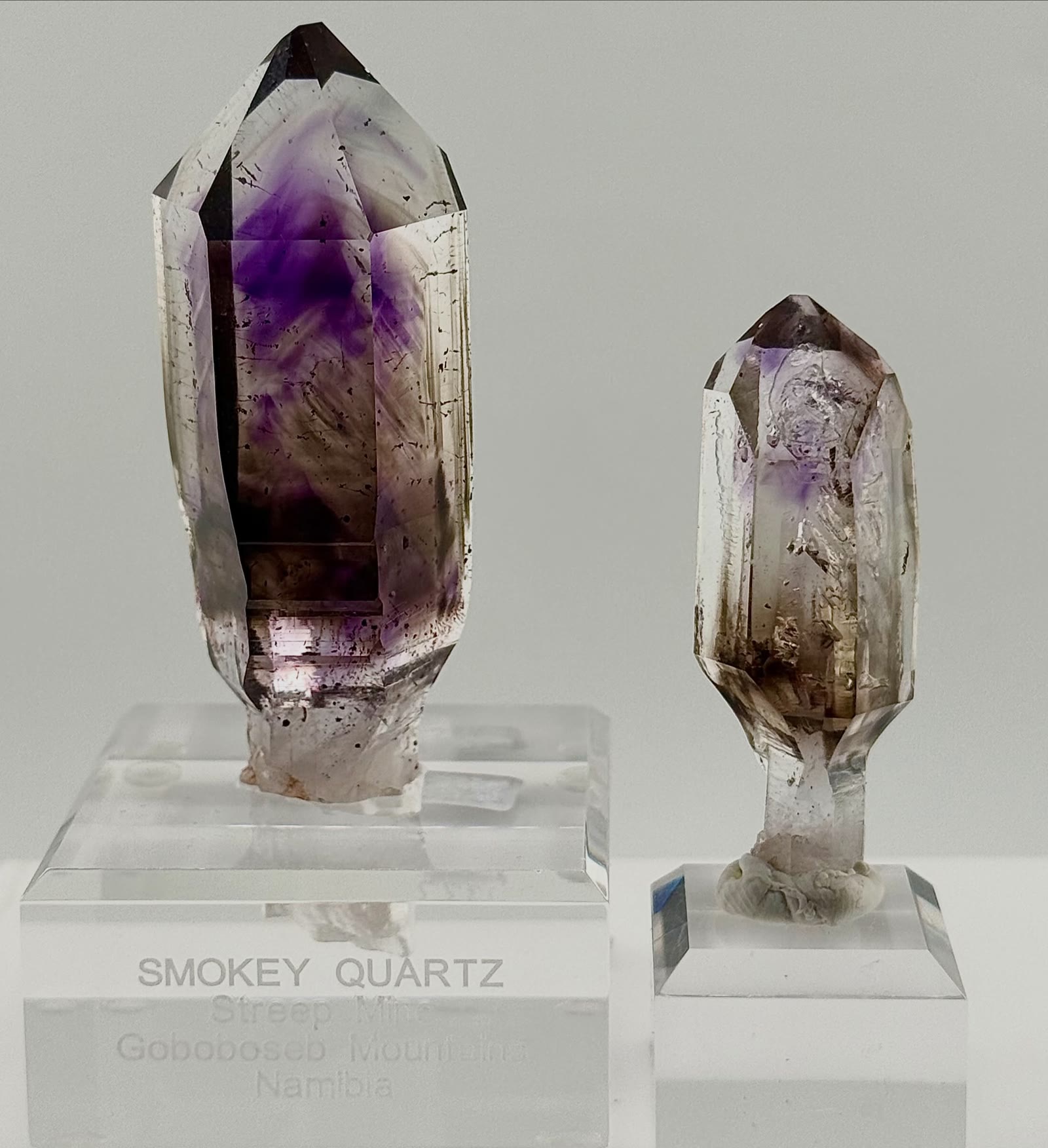 Two crystals. One legendary locality. Endless character