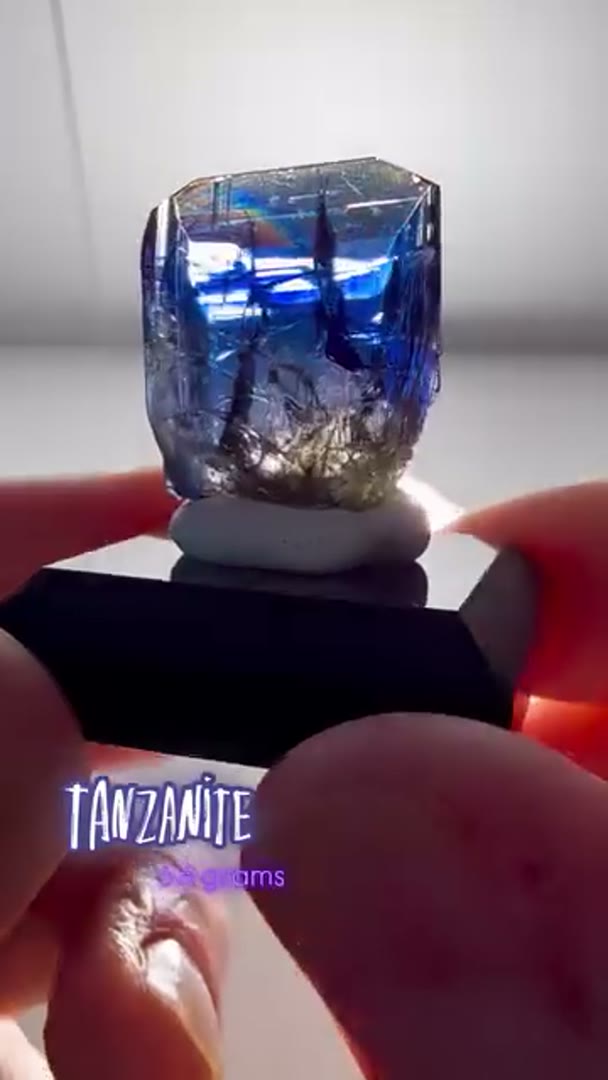 New Straight Glass Tanzanite Arrival 6.6 grams with that Killer Blue and…