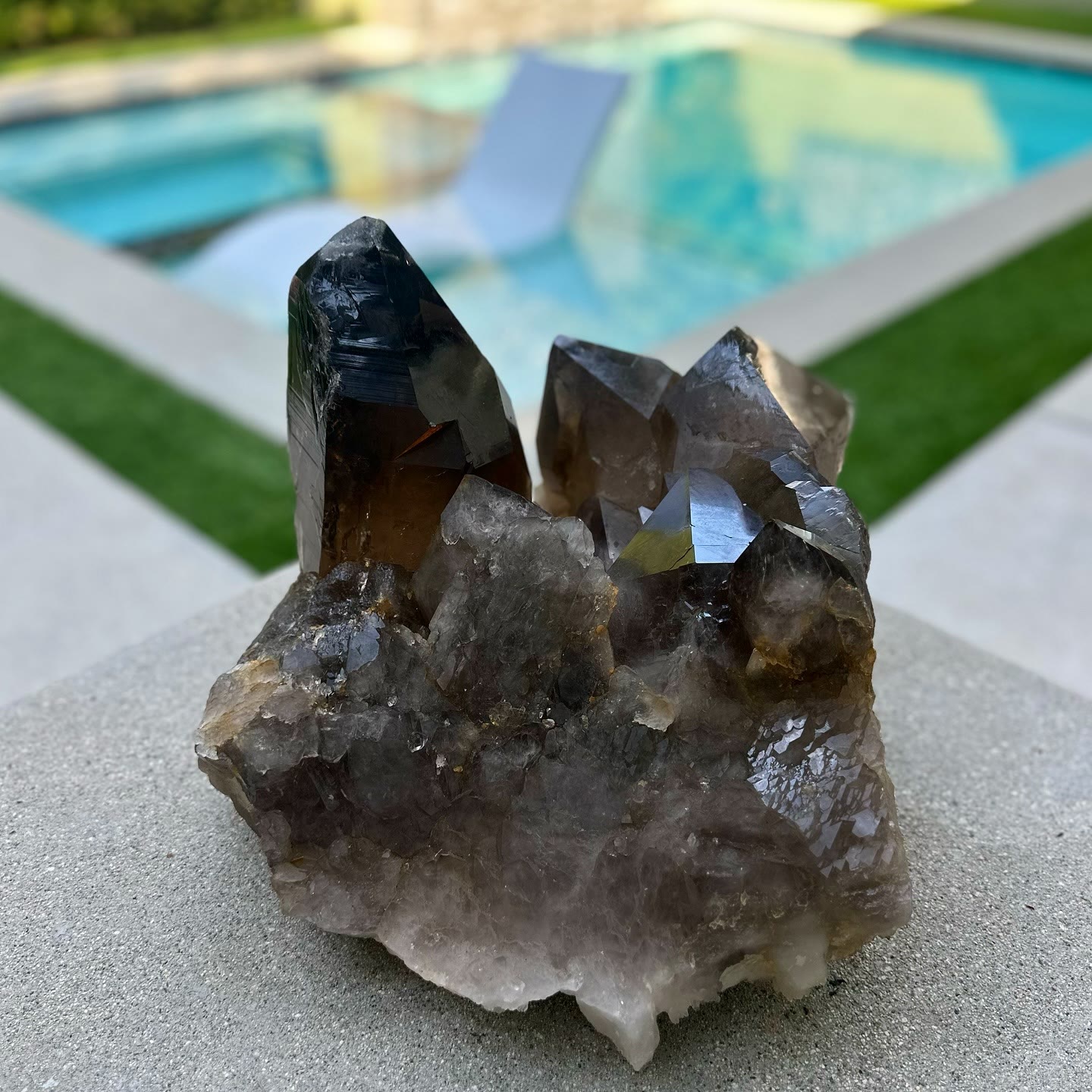 Smokey Quartz Crystal Cluster