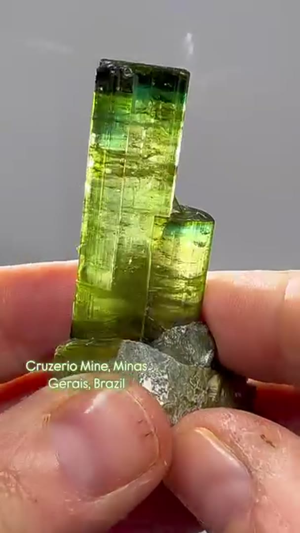 Tourmaline Cruzerio Mine, Minas Gerais, Brazil