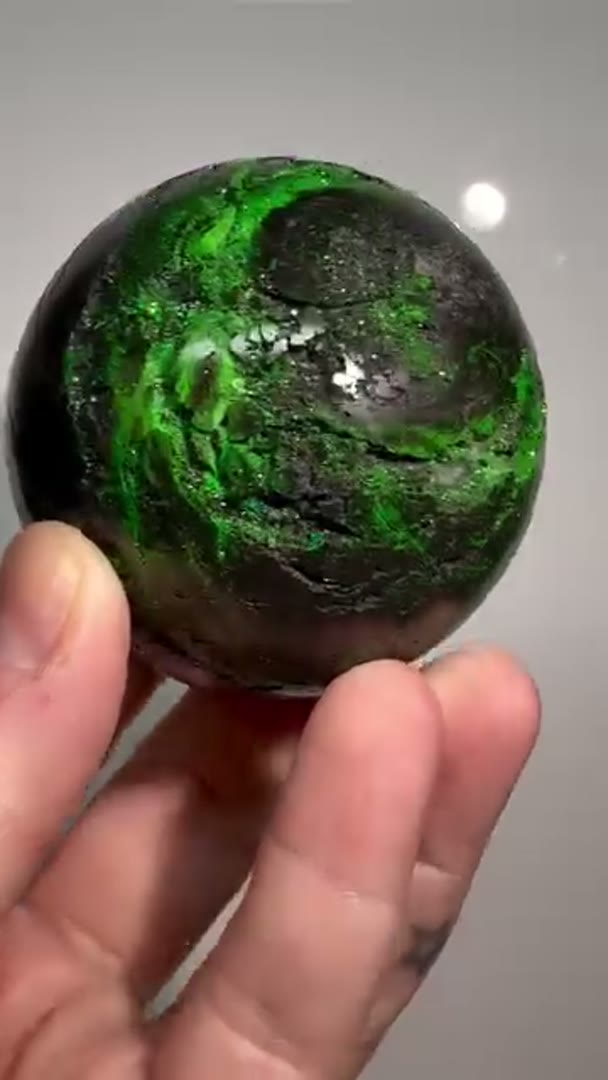 Russian Uvarovite Sphere
