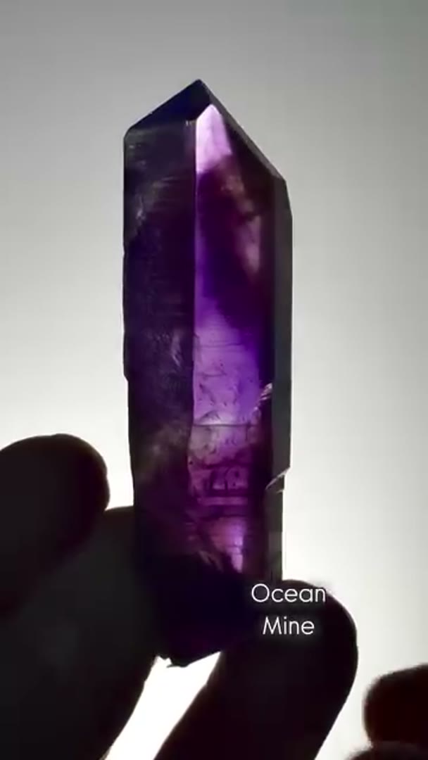 Introducing “The Ocean Mine Amethyst” w/ enhydro