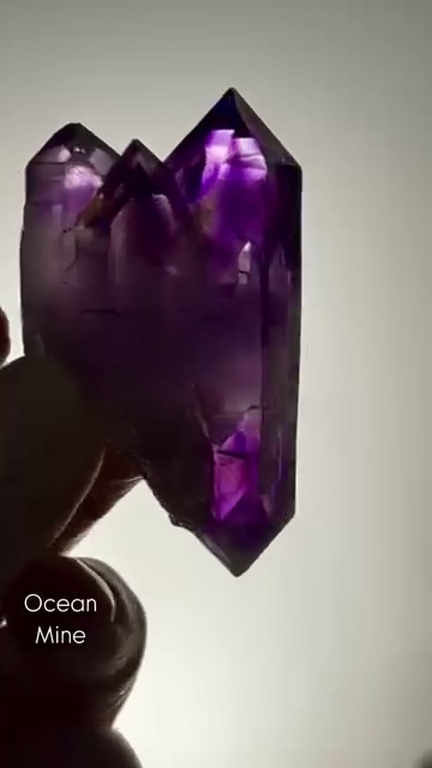 Introducing “The Ocean Mine Amethyst” w/ enhydro