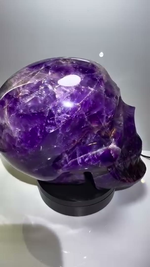 Bolivian Amethyst Skull