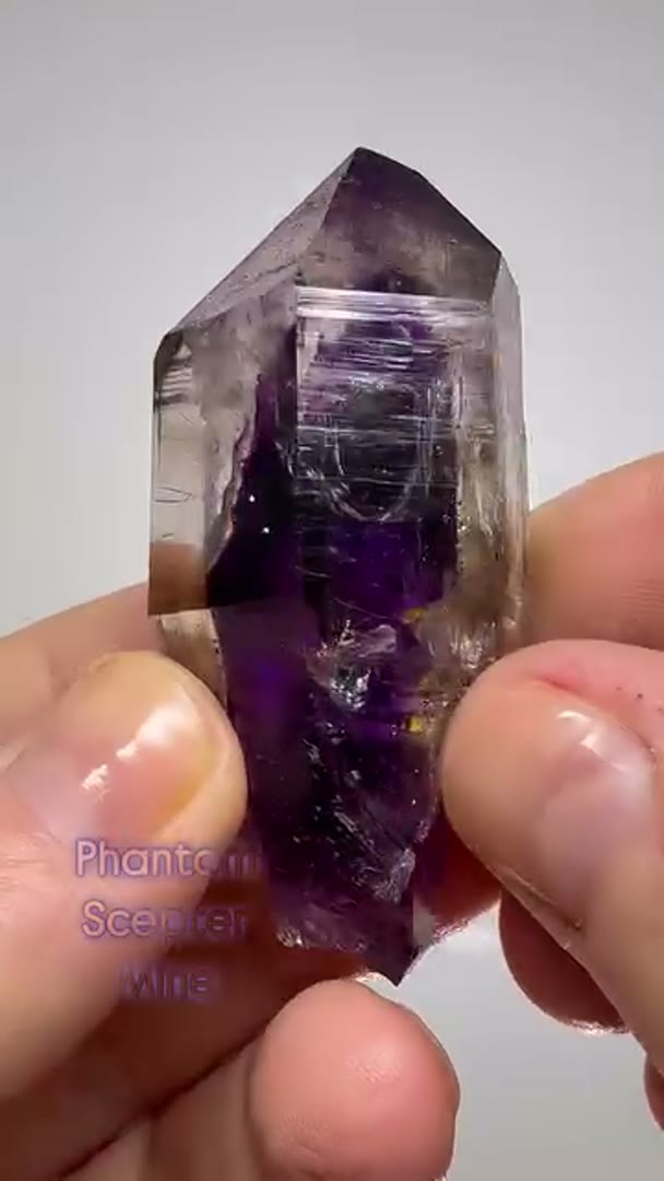 Phantom Scepter Mine Amethyst from Namibia