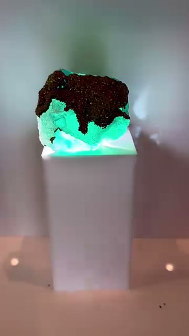 Green fluorite with pyrite and sugar coating