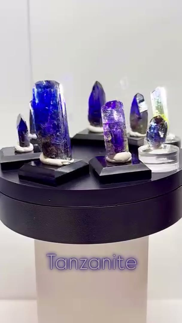 New Tanzanite Arrivals with that Killer Blue and crazy Pleochrosim Tanzanite…