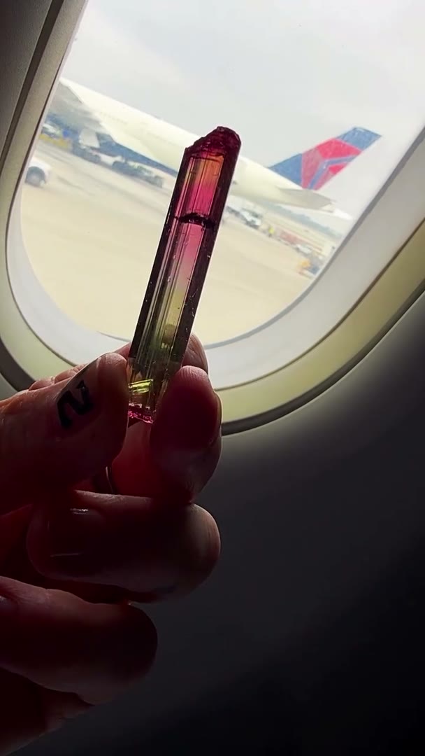 Waiting for takeoff… but this Tourmaline was already cleared for departure
