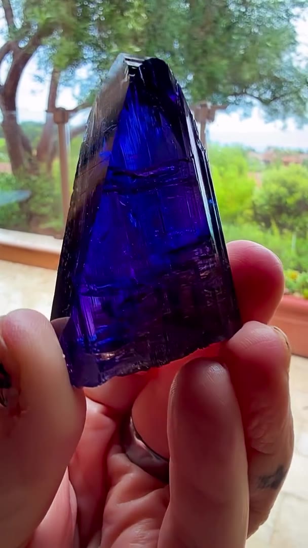 RAINY SKIES. ELECTRIC TANZANITE