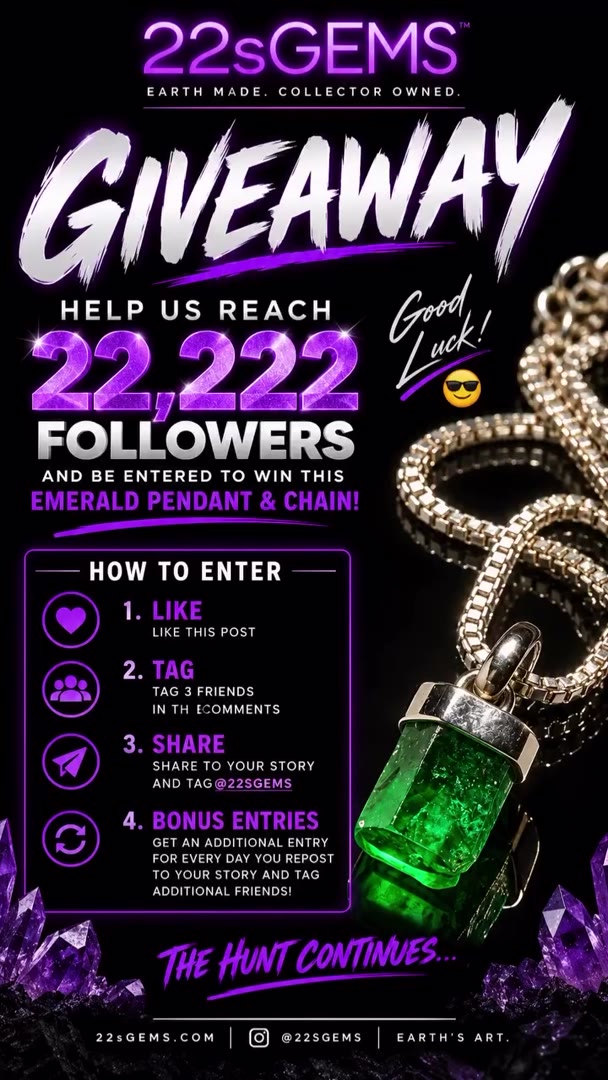 22,222 FOLLOWERS GIVEAWAY!!!