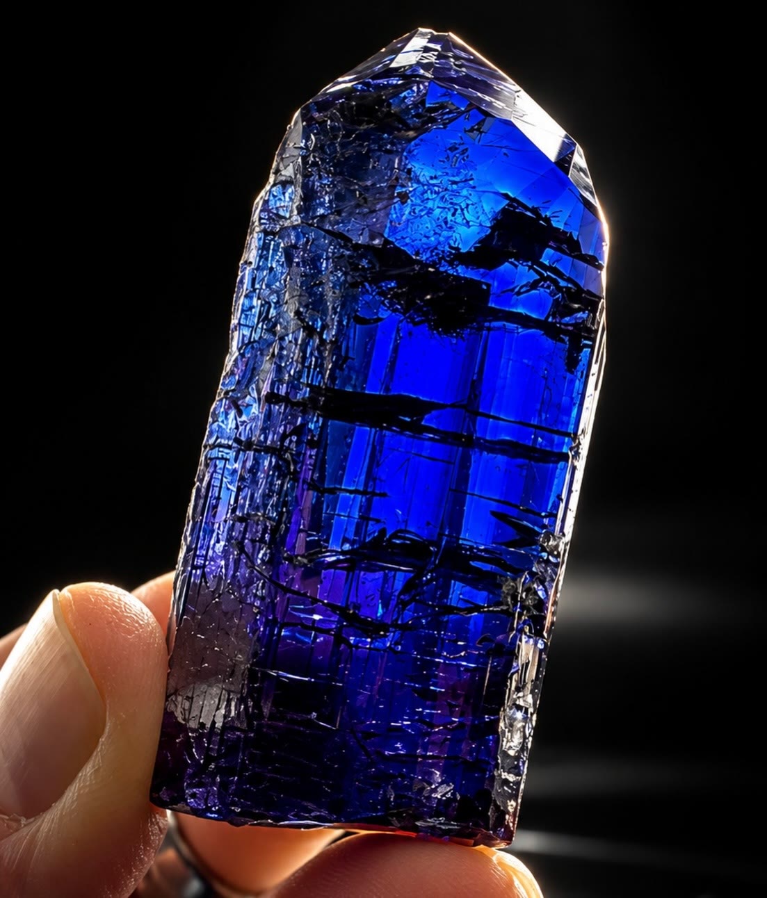 44 GRAMS OF NATURAL UNHEATED TANZANITE MAGIC