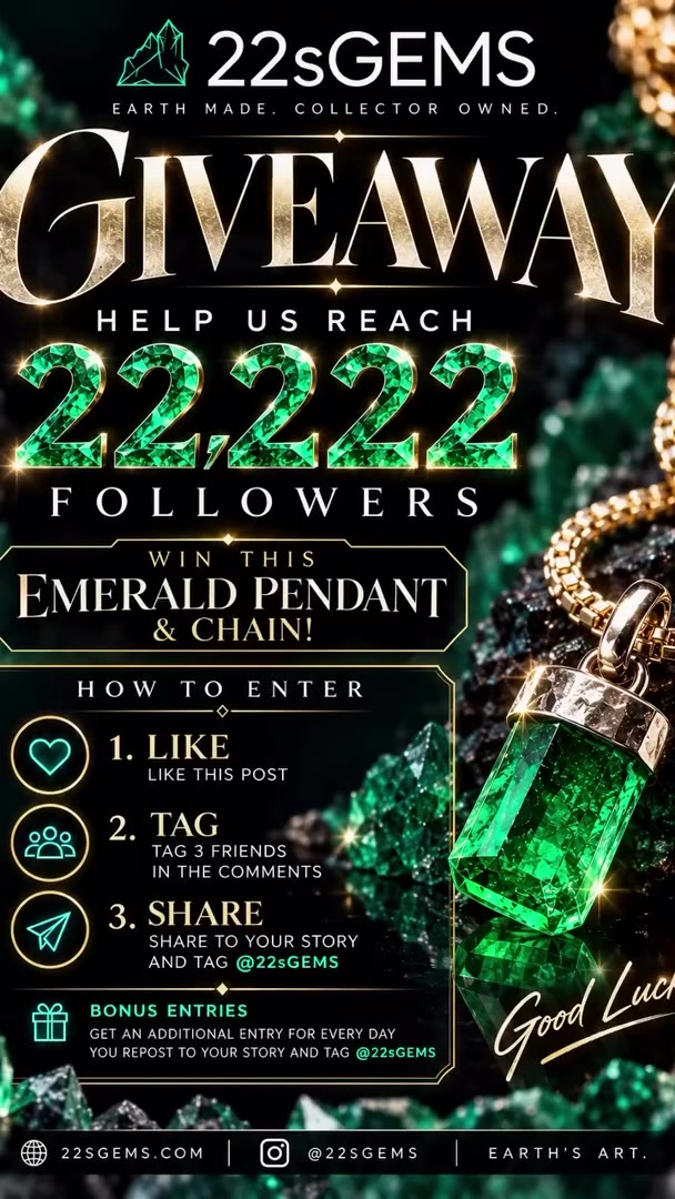 22sGEMS GIVEAWAY TIME!
