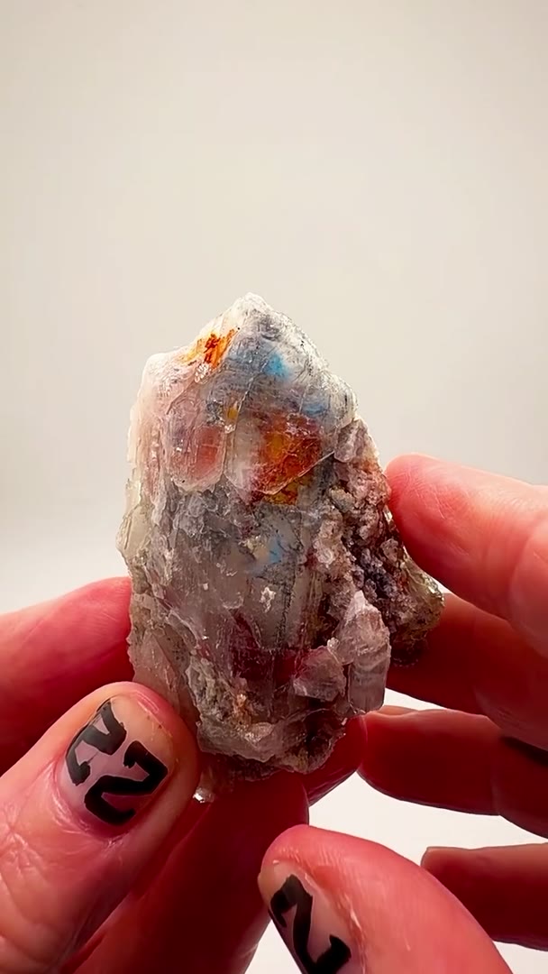 SOUTH AFRICAN INCLUDED QUARTZ MAGIC… AN ABSOLUTE NATURAL WORK OF ART!
