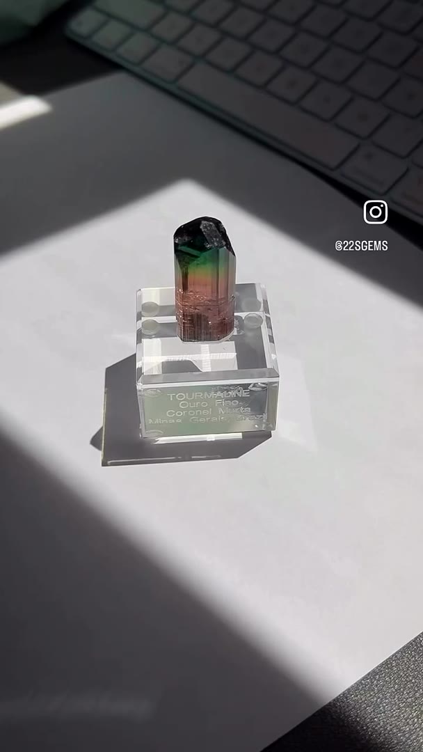 OURO FINO RAINBOW TOURMALINE… THIS IS THAT NEXT LEVEL GOOD GOOD!