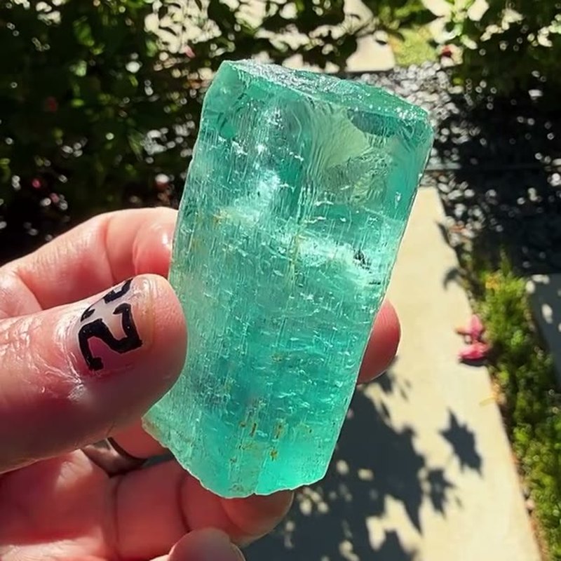 Blue fire from Medina on a perfect day