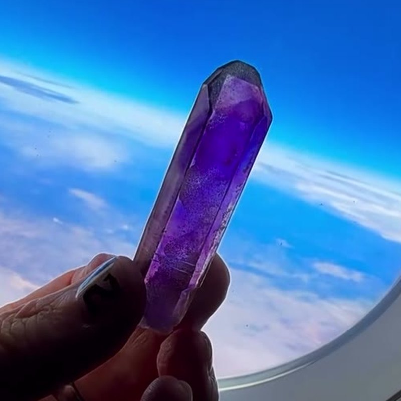 Above the clouds… and somehow this Buks Claim Amethyst still steals the show