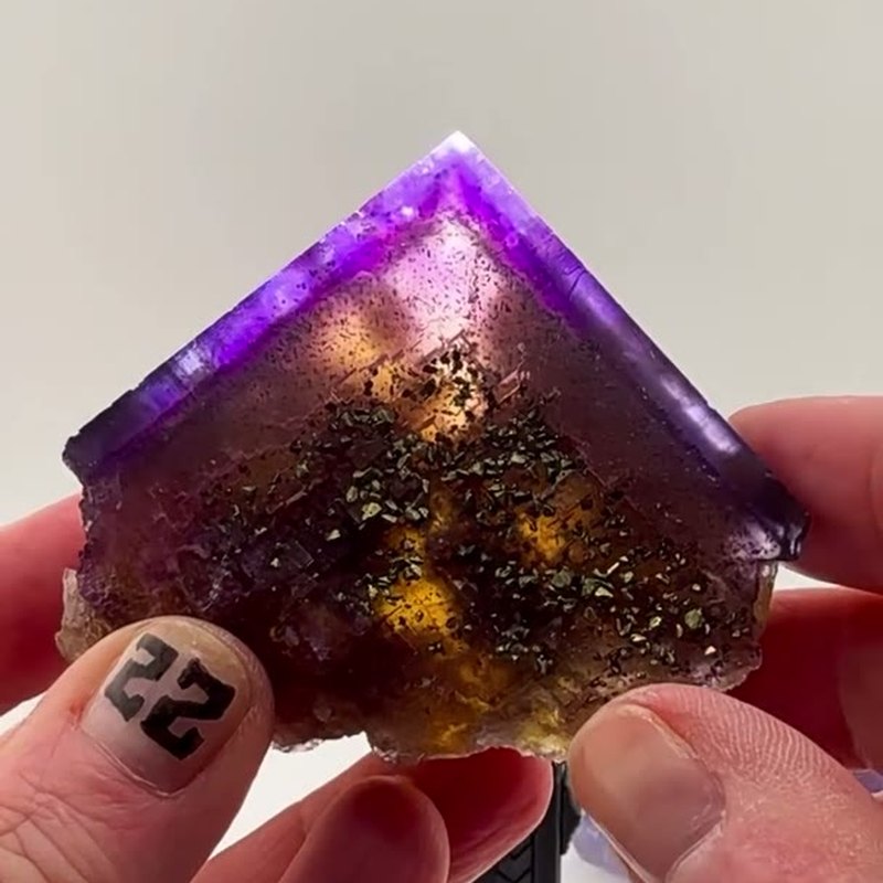 SOLD Absolute stunner… Denton Mine Fluorite in full light