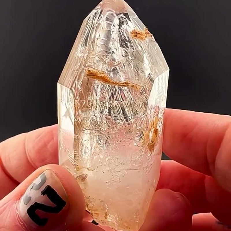 Liquid time trapped in crystal form… ⏳